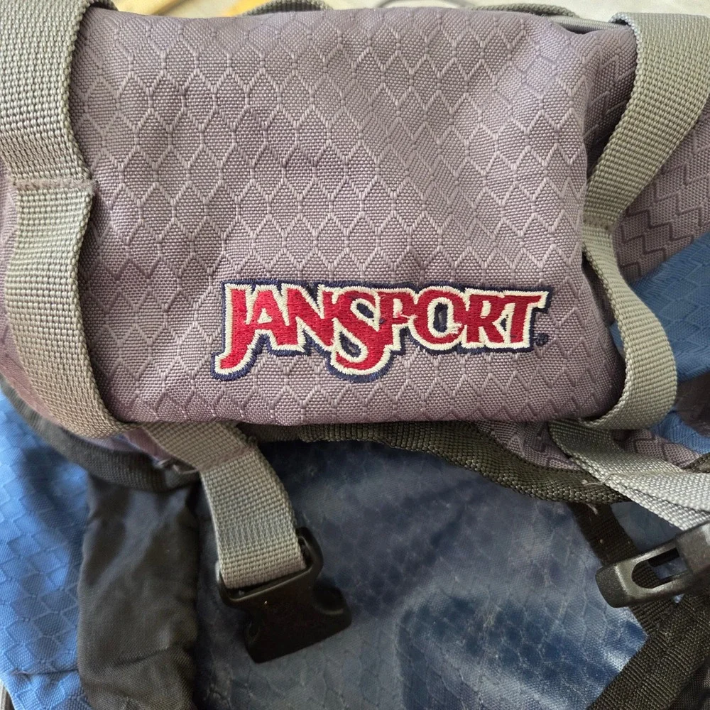 Vintage JanSport Backpack Redline 45 Blue Frame Hiking Technical Gorpcore Bag